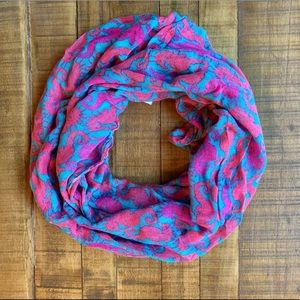 Lilly Pulitzer Riley Infinity Seahorse Scarf